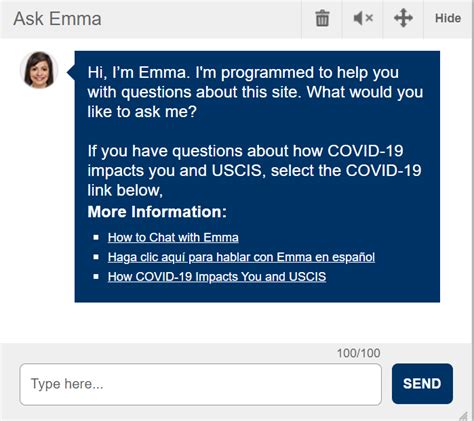 emma uscis|uscis chat with live agent.